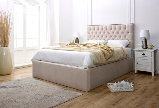 Clara Deep Chesterfield Ottoman Storage Bed