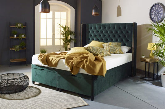 Max Wing Floating Ottoman Bed Frame With Studs